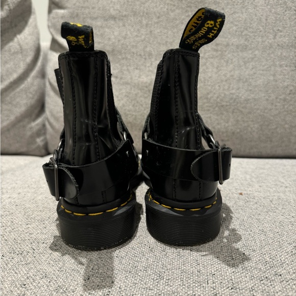 Dr Martens Wincox Smooth Leather Buckle Boots - Picture 3 of 11